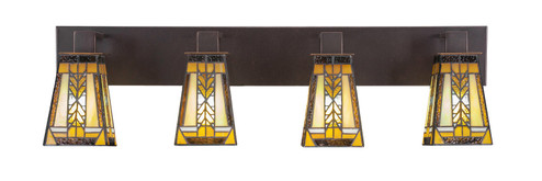 Apollo Four Light Bathroom Lighting in Dark Granite (200|584-DG-9864)