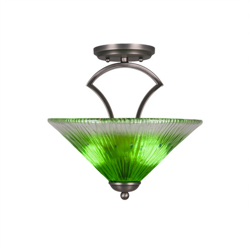 Zilo Two Light Semi-Flush in Graphite (200|563-GP-447)