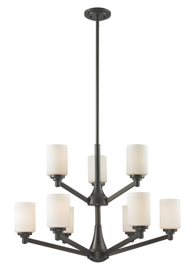Montego Nine Light Chandelier in Coppery Bronze (224|411-9)