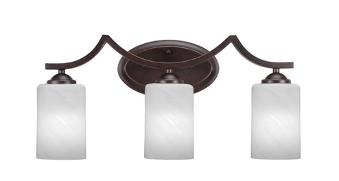 Zilo Three Light Bathroom Lighting in Dark Granite (200|553-DG-3001)