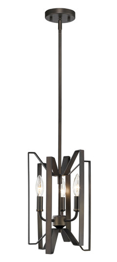 Marsala Three Light Semi Flush Mount in Bronze (224|4000SF-BRZ)