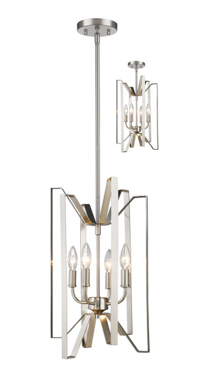 Marsala Four Light Chandelier in Brushed Nickel (224|4000-4BN)