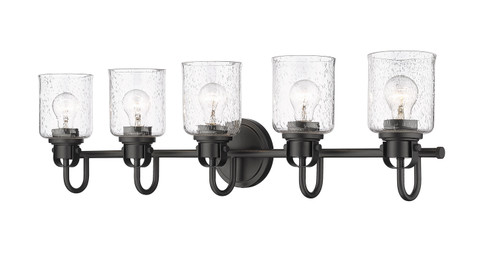 Kinsley Five Light Vanity in Matte Black (224|340-5V-MB)