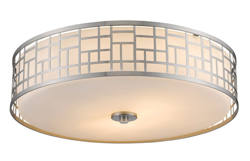 Elea Three Light Flush Mount in Brushed Nickel (224|330F20-BN)