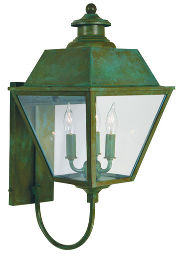 Inverness Three Light Wall Mount in Verdigris Patina (37|INB-10MRCLR-VP) Inverness Three Light Wall Mount in Verdigris Patina (37|INB-10MRCLR-VP)