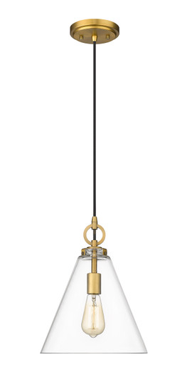 Harper One Light Pendant in Rubbed Brass (224|3034P11-RB)