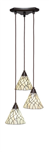 Europa Three Light Mini Pendant in Dark Granite (200|28-DG-9115)