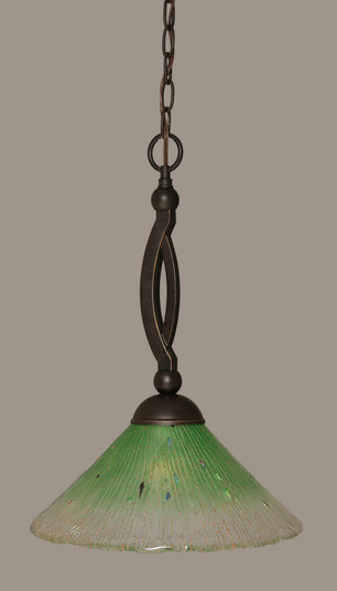 Bow One Light Pendant in Dark Granite (200|271-DG-447)