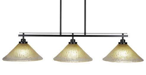 Odyssey Three Light Island Pendant in Matte Black (200|2636-MB-700)