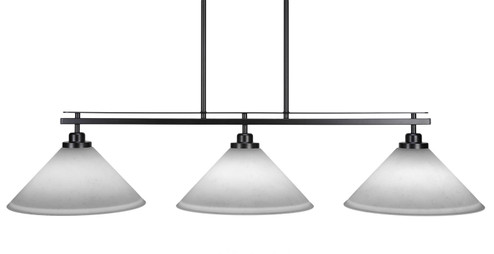 Odyssey Three Light Island Pendant in Matte Black (200|2636-MB-316)