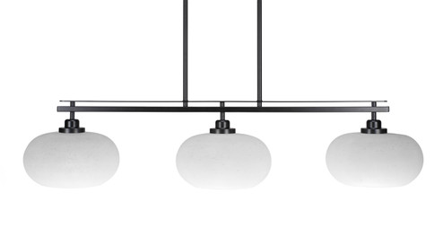 Odyssey Three Light Island Pendant in Matte Black (200|2636-MB-214)