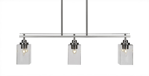 Odyssey Three Light Island Pendant in Brushed Nickel (200|2636-BN-530)
