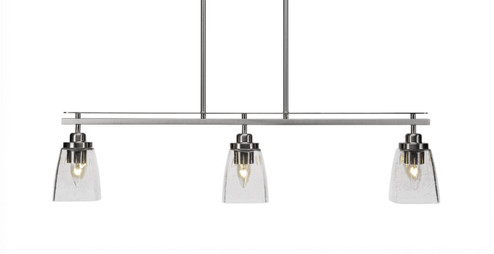 Odyssey Three Light Island Pendant in Brushed Nickel (200|2636-BN-461)
