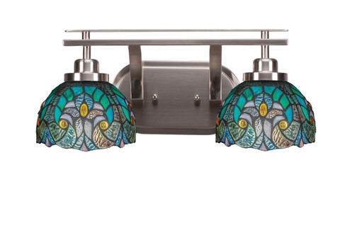 Odyssey Two Light Bathroom in Brushed Nickel (200|2612-BN-9925)