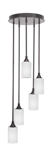 Empire Five Light Pendalier in Espresso (200|2145-ES-4061)