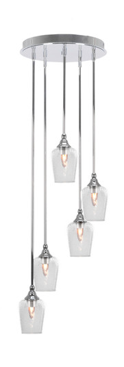 Empire Five Light Pendalier in Chrome (200|2145-CH-210) Empire Five Light Pendalier in Chrome (200|2145-CH-210)