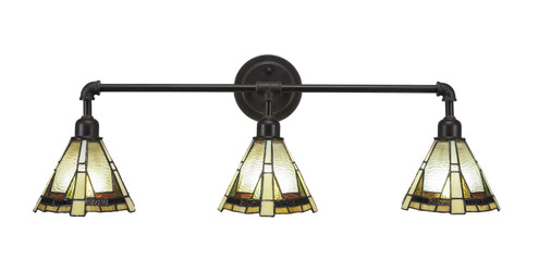 Vintage Three Light Bath Bar in Dark Granite (200|183-DG-9345)