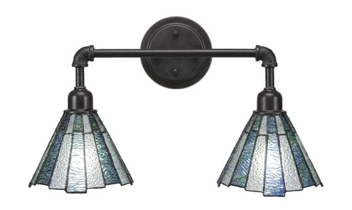 Vintage Two Light Bath Bar in Dark Granite (200|182-DG-9325)