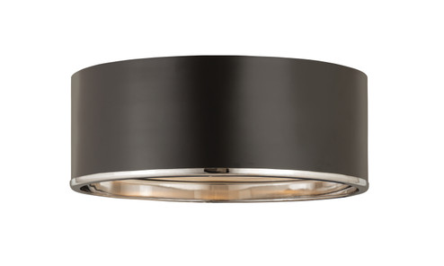 Arlo Four Light Flush Mount in Matte Black / Chrome (224|2303F4-MB-CH)