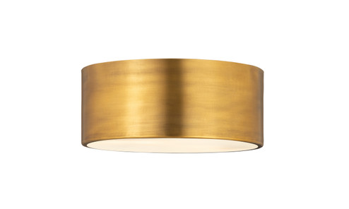 Harley Two Light Flush Mount in Rubbed Brass (224|2302F2-RB)
