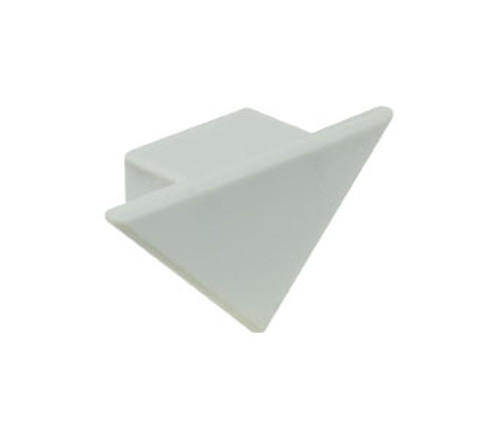 Extrusion End Cap in White (303|PE-PRO45-END)