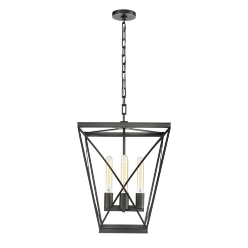 Lattice Four Light Pendant in Urban Bronze (452|PD309616UB)