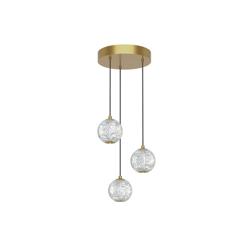 Marni LED Pendant in Natural Brass (452|MP321203NB)