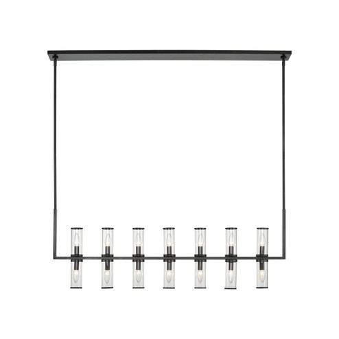 Revolve 14 Light Island Pendant in Clear Glass/Urban Bronze (452|LP309077UBCG)