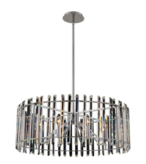 Viano Eight Light Pendant in Polished Chrome (238|036857-010-FR001)