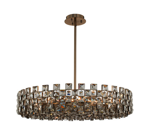 Piazze 12 Light Pendant in Brushed Champagne Gold (238|036657-038-FR001)