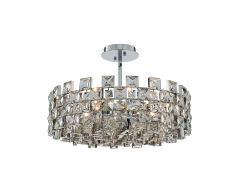Piazze Eight Light Pendant in Polished Chrome (238|036655-010-FR001)