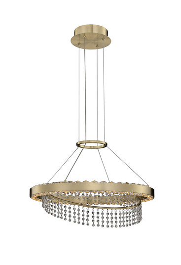 Saturno LED Pendant in Brushed Brass (238|036355-039-FR001)