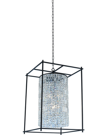 Joni Six Light Foyer Pendant in Matte Black (238|036151-052-FR001)