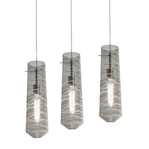 Spun Three Light Pendant in Satin Nickel (162|SPP05MBSNSMLNR3)