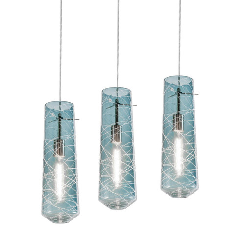 Spun Three Light Pendant in Satin Nickel (162|SPP05MBSNSBLNR3)