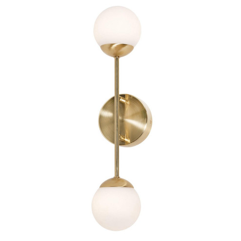 Pearl LED Wall Sconce in Satin Brass (162|PRLS0418L30D1SB)