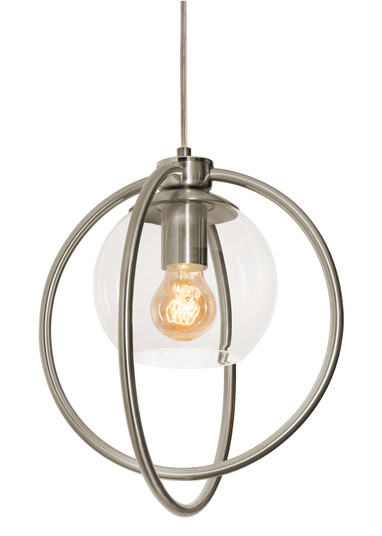 Jamie One Light Pendant in Satin Nickel (162|JAMP12MBSN)