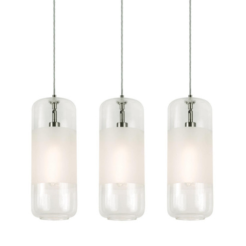 Hermosa Three Light Pendant in Satin Nickel (162|HRP06MBSNCLLNR3)