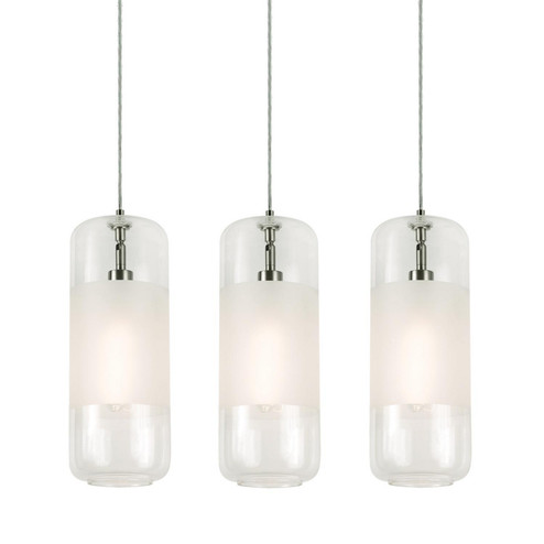 Hermosa Three Light Pendant in Satin Nickel (162|HRP06MBSNCLLNR3)