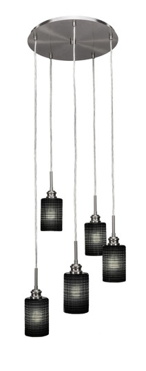 Edge Five Light Mini Pendant in Brushed Nickel (200|1175-BN-4069)