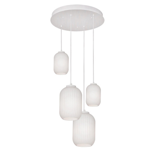 Callie Four Light Pendant in White (162|CALP99WHRND4)