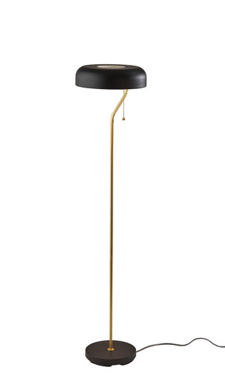 Timothy Floor Lamp in Black & Antique Brass (262|6038-21)