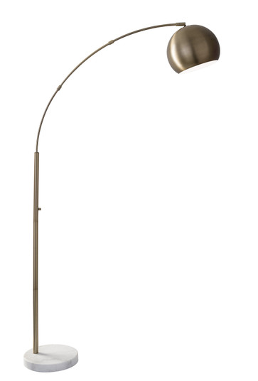 Astoria Arc Lamp in White Marble (262|5170-21)