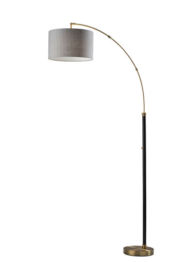 Bergen Arc Lamp in Black & Antique Brass (262|4209-21)