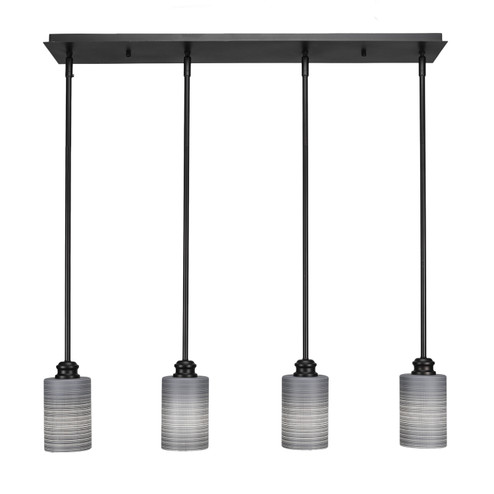 Edge Four Light Linear Pendalier in Espresso (200|1156-ES-4062)