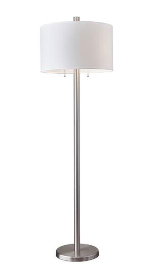 Boulevard Two Light Floor Lamp in Brushed Steel (262|4067-22) Boulevard Two Light Floor Lamp in Brushed Steel (262|4067-22)