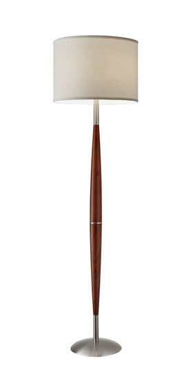 Hudson Floor Lamp in Brushed Steel (262|3341-13)