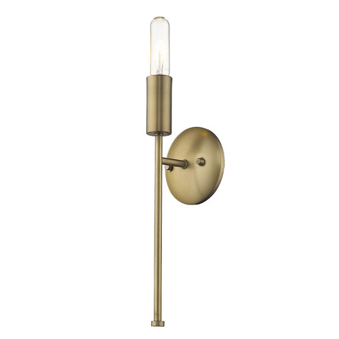 Perret One Light Wall Sconce in Aged Brass (106|TW40019AB)