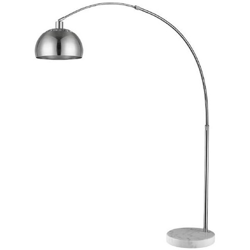 Mid Arc One Light Floor Lamp in Brushed Nickel (106|TFA9005)