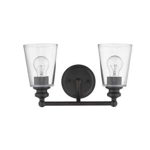 Ceil Two Light Vanity in Oil-Rubbed Bronze (106|IN41401ORB)